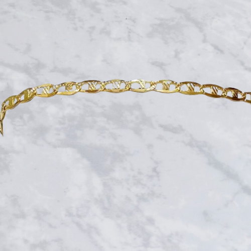 Pulsera para Dama en Chapa de Oro de 22k