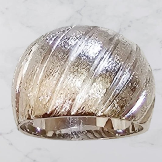 Anillo armadillo en rodio