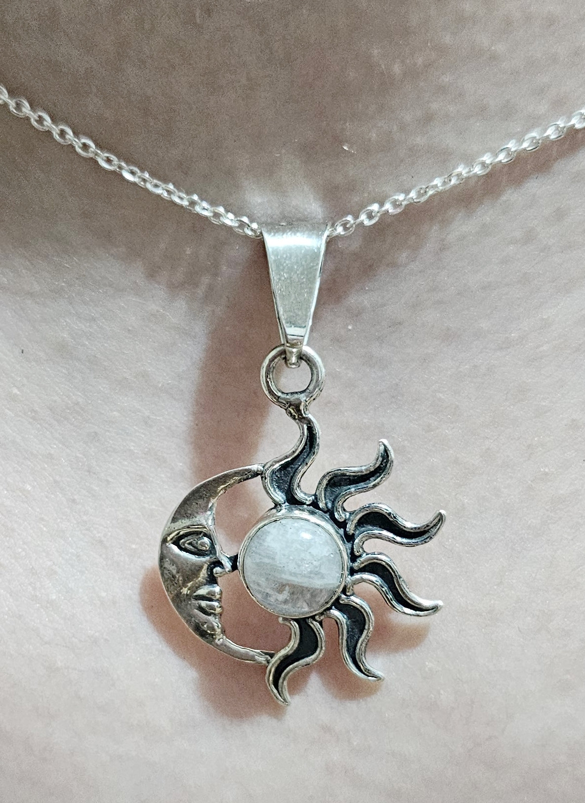 Dije eclipse en plata .925